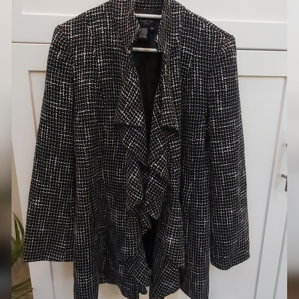 Chapter One open tweed jacket - Picture 5 of 8